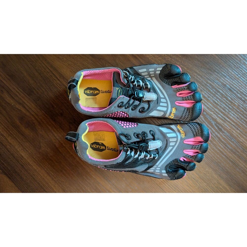 Vibram FiveFingers KomodoSport LS W3753 Women’s 36 US 6 Gray Pink Barefoot